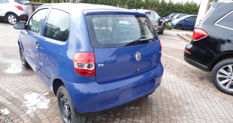 Volkswagen Fox cena 5990 przebieg: 171000, rok produkcji 2007 z Mogilno małe 352